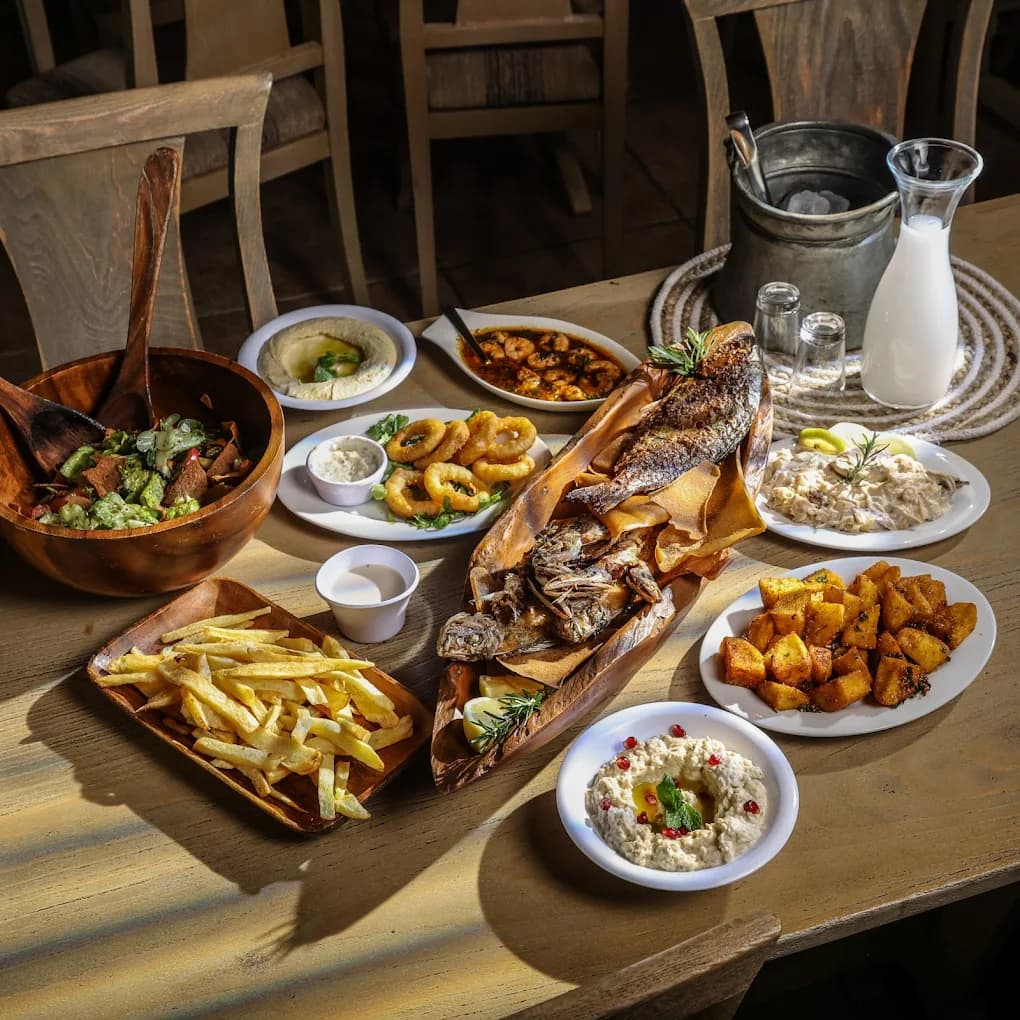 Fresh seafood platter